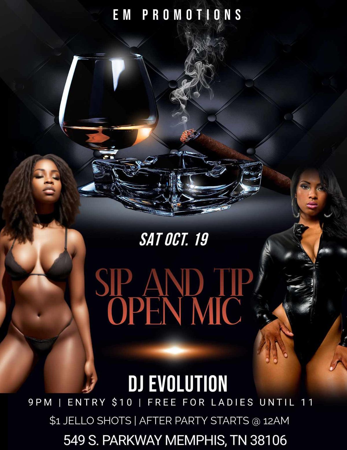 Sip & Tip Open Mic Night