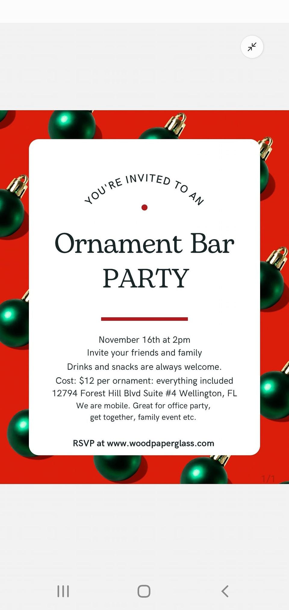 Ornament Bar