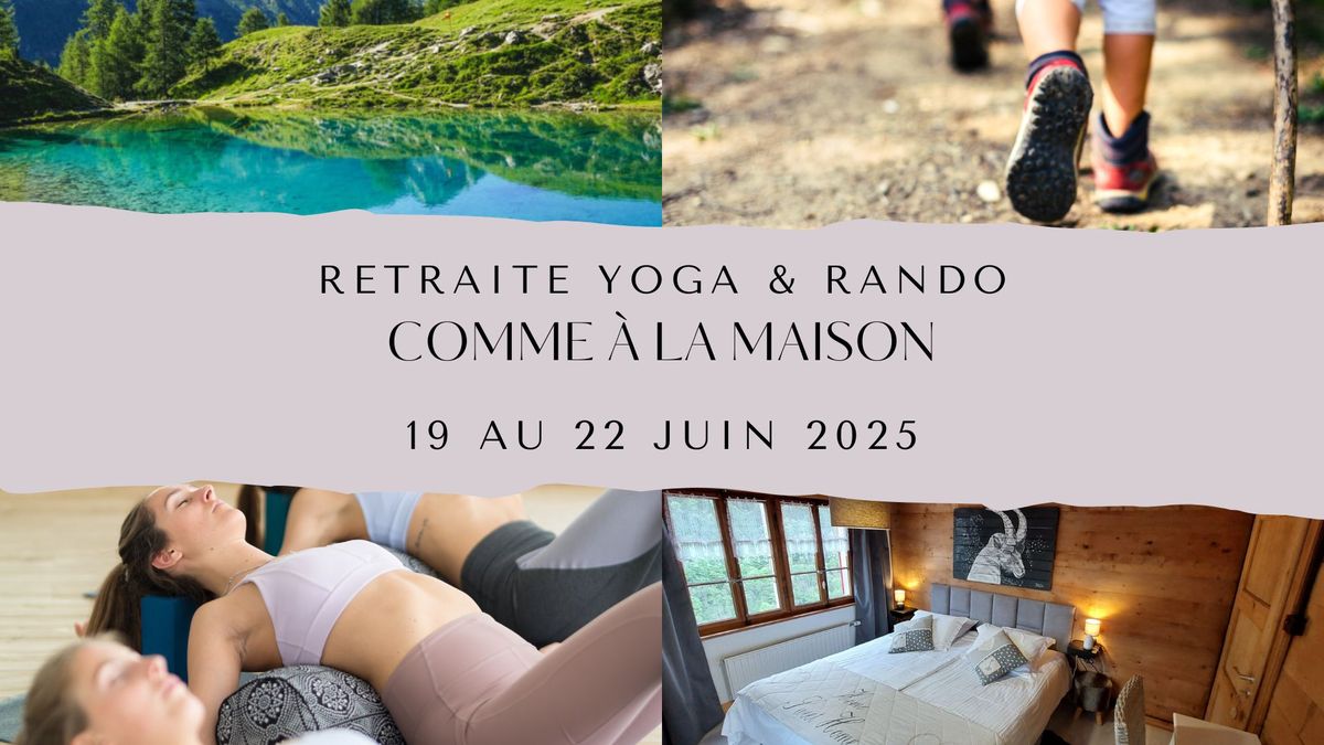 Yoga et Rando comme \u00e0 la maison