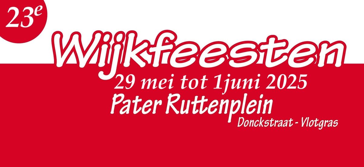 23ste Wijkfeesten Donck-Vlotgras