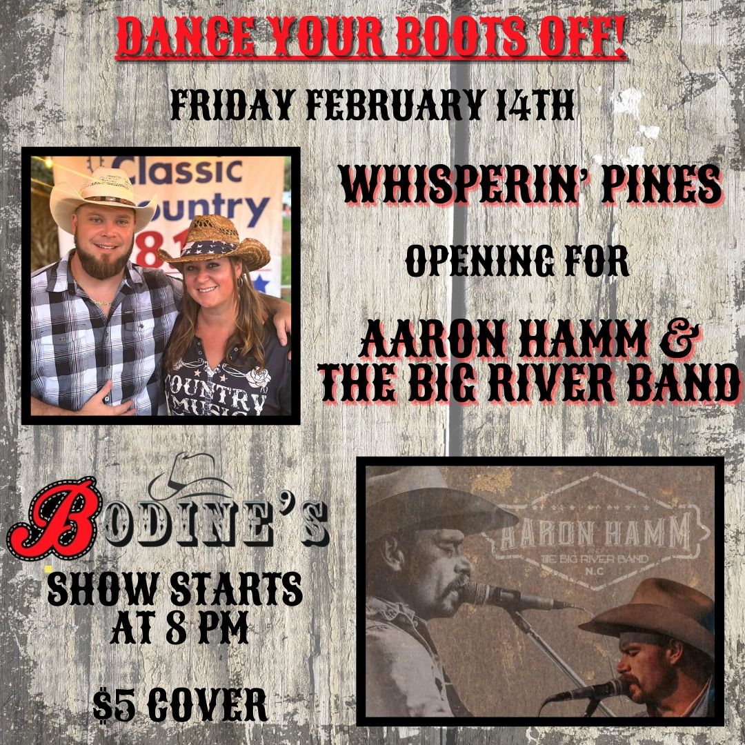 Whisperin' Pines Opens for Aaron Hamm & The Big River Band at Bodine's