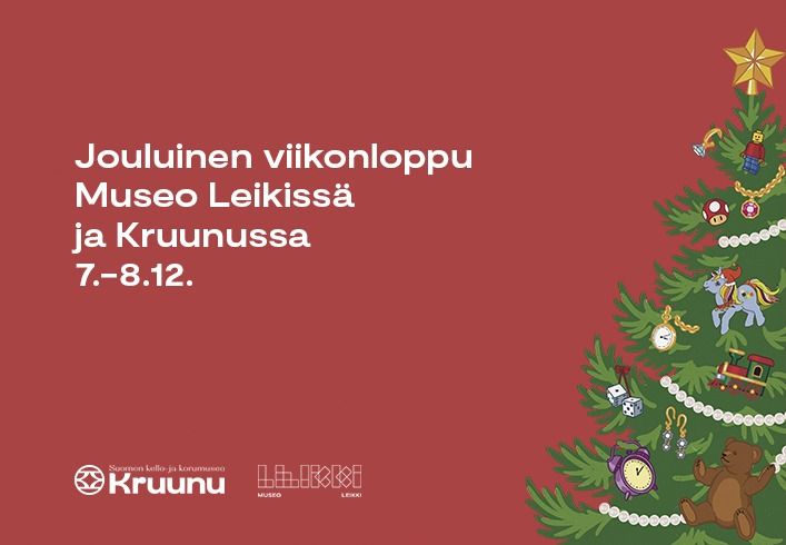 Jouluinen viikonloppu museo Kruunussa ja museo Leikiss\u00e4