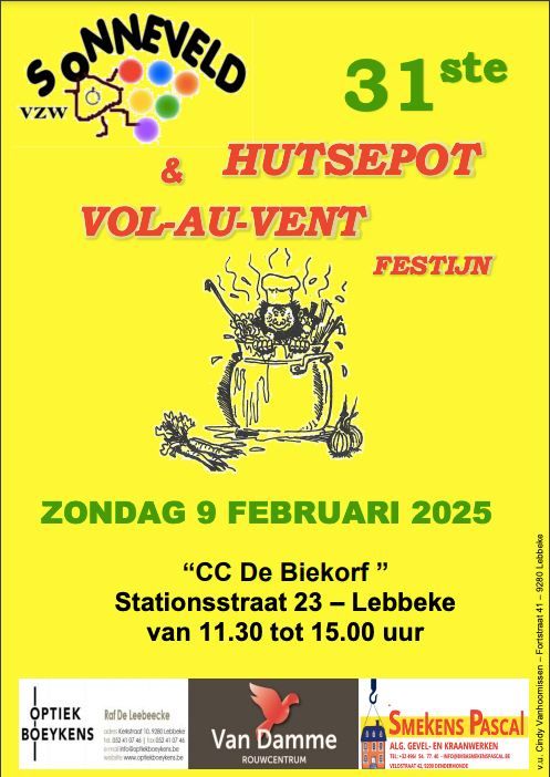 Hutspot & Vol-au-vent Festijn