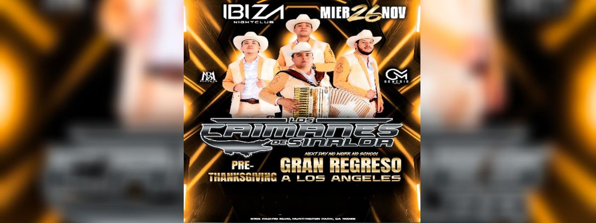 LOS CAIMANES DE SINALOA EN IBIZA