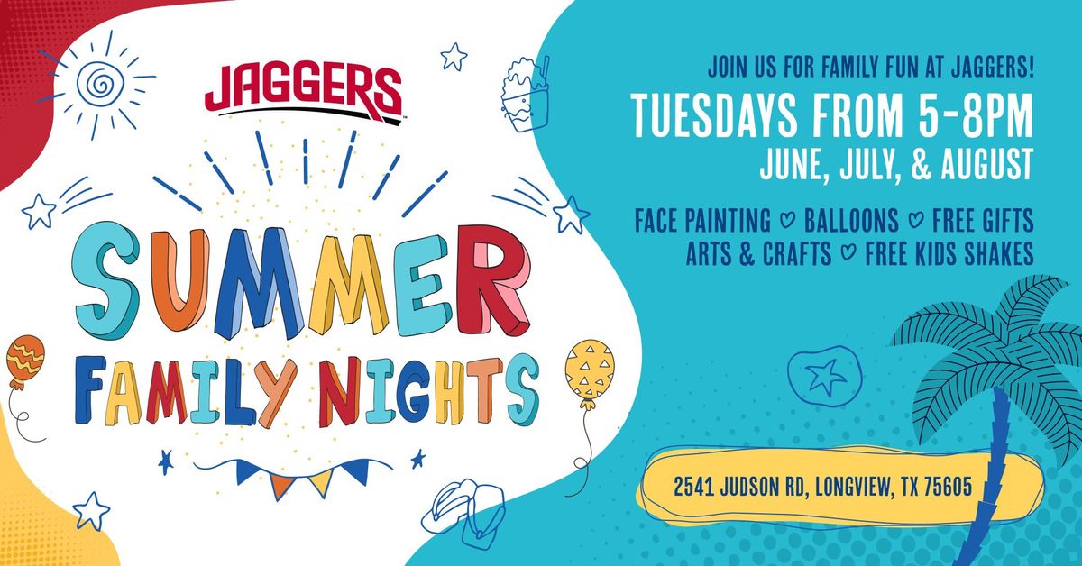 Summer Family Nights at Jaggers