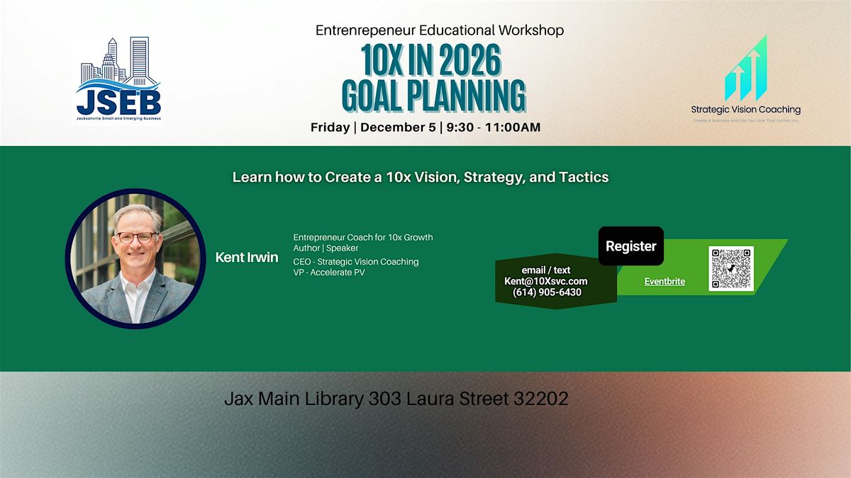 10x in 2026  Goal Planning