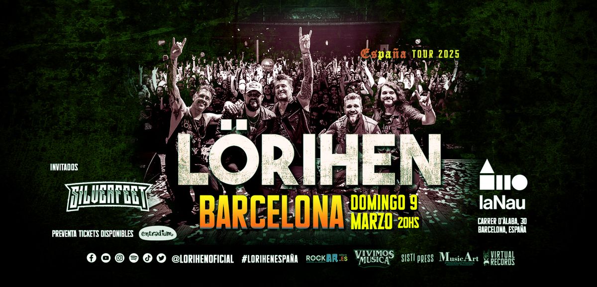 L\u00d6RIHEN en BARCELONA SALA LA NAU DOMINGO 9\/3\/25