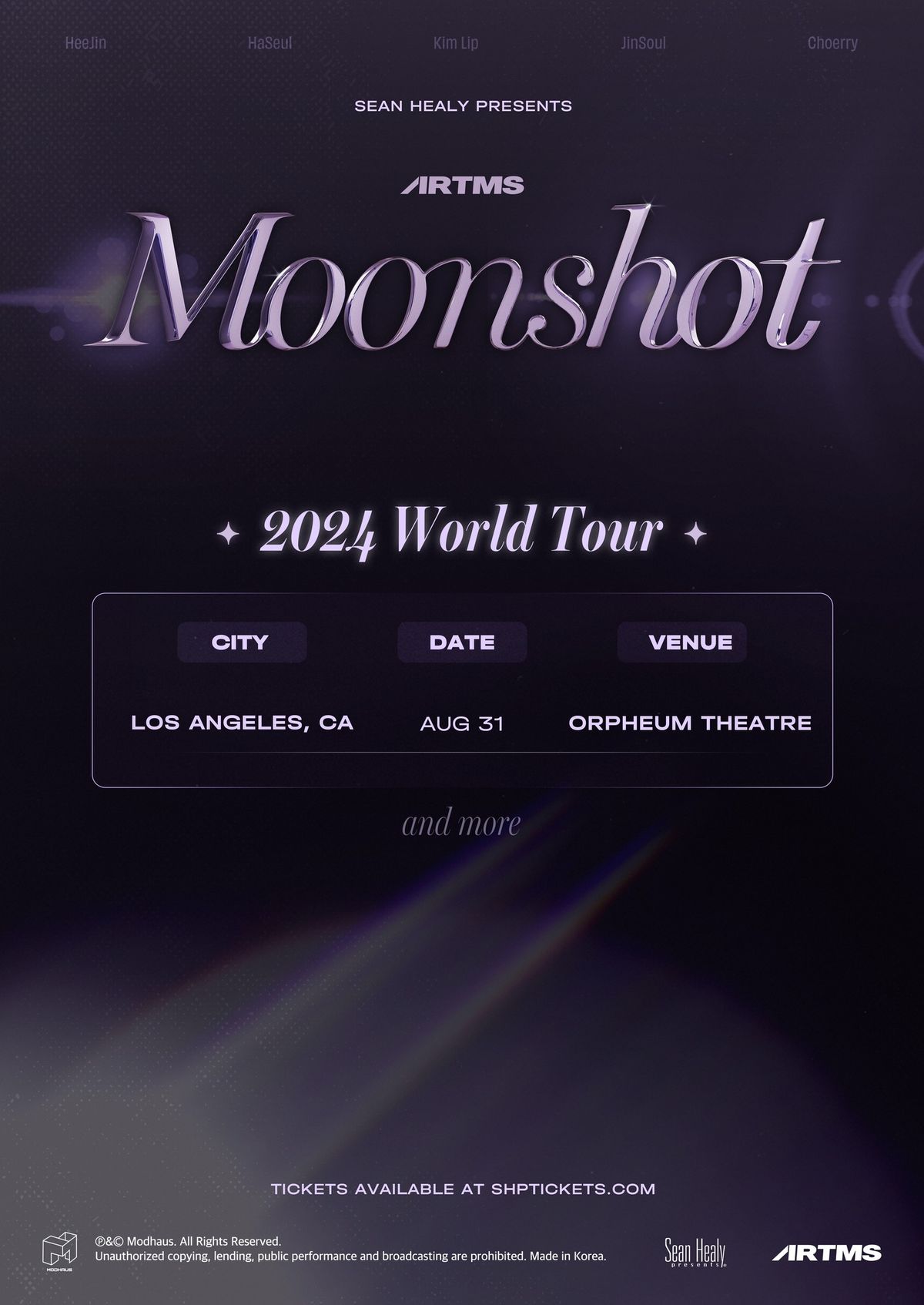 2024 ARTMS World Tour <Moonshot> in OOO