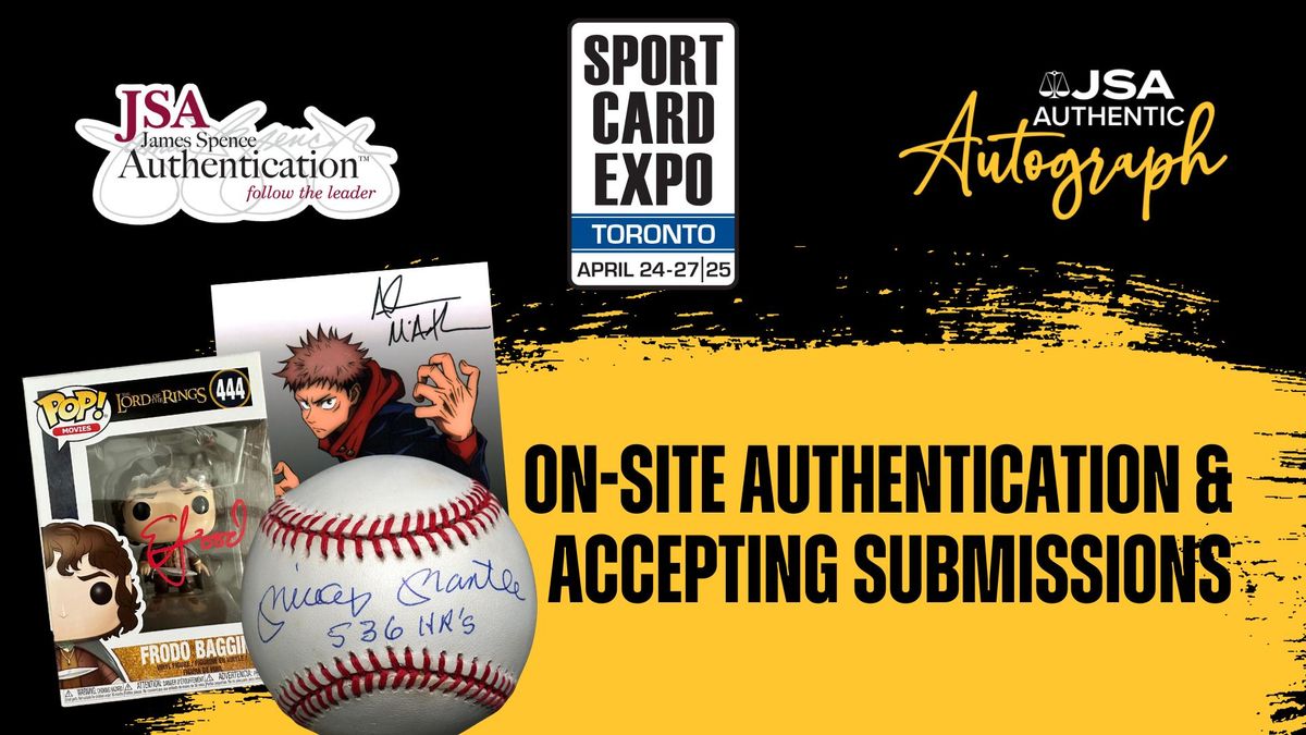 JSA at the Sport Card Expo (Toronto)