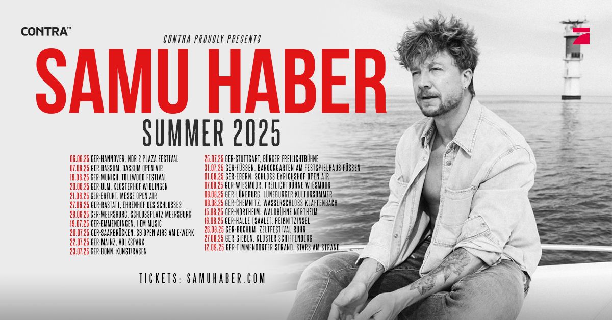 Samu Haber \u2022 F\u00fcssen \u2022 Barockgarten am Festspielhaus