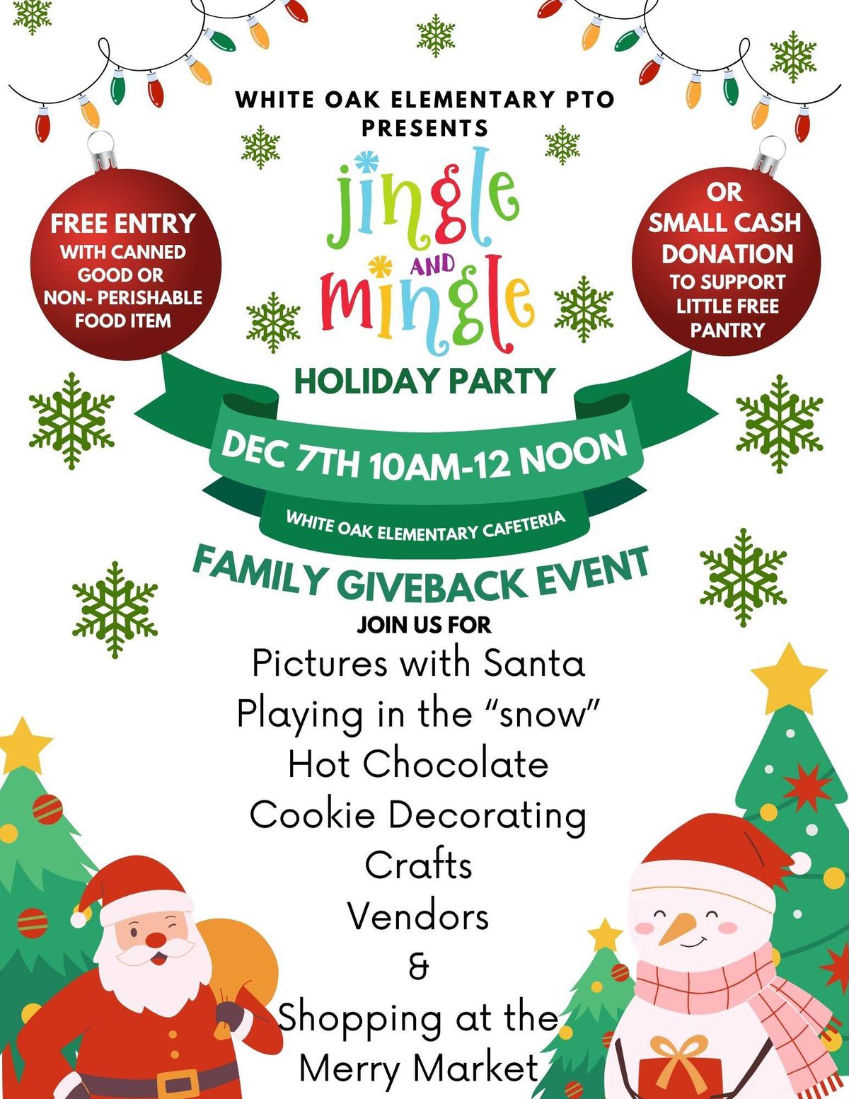 2024 Jingle and Mingle - Family Giveback Event