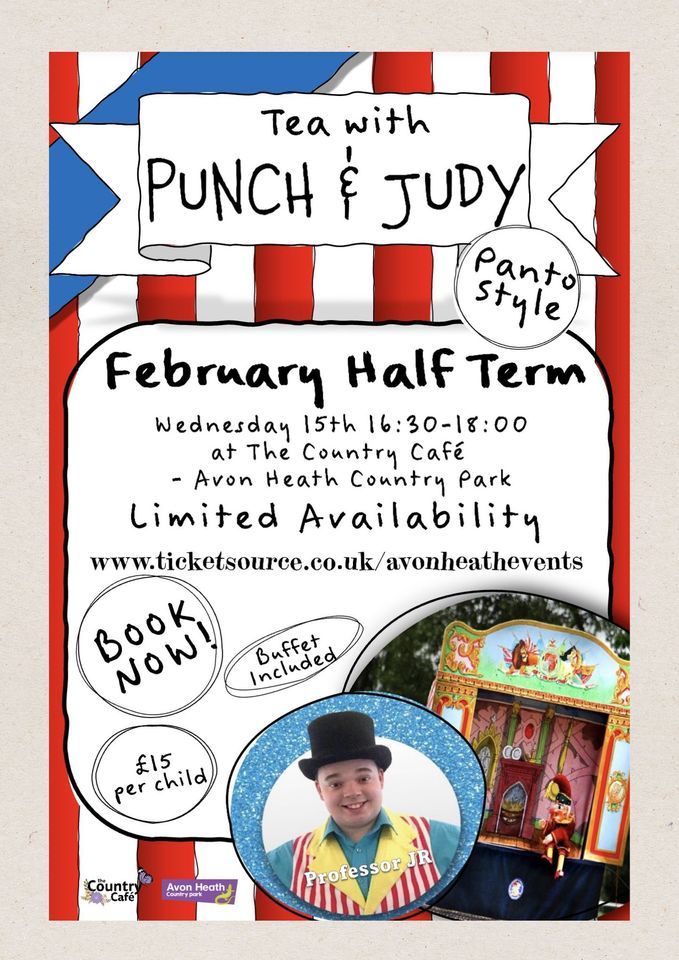 Punch & Judy with buffet style meal