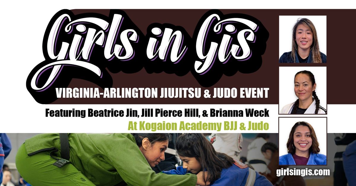 Girls in Gis Virginia-Arlington Jiujitsu and Judo Event