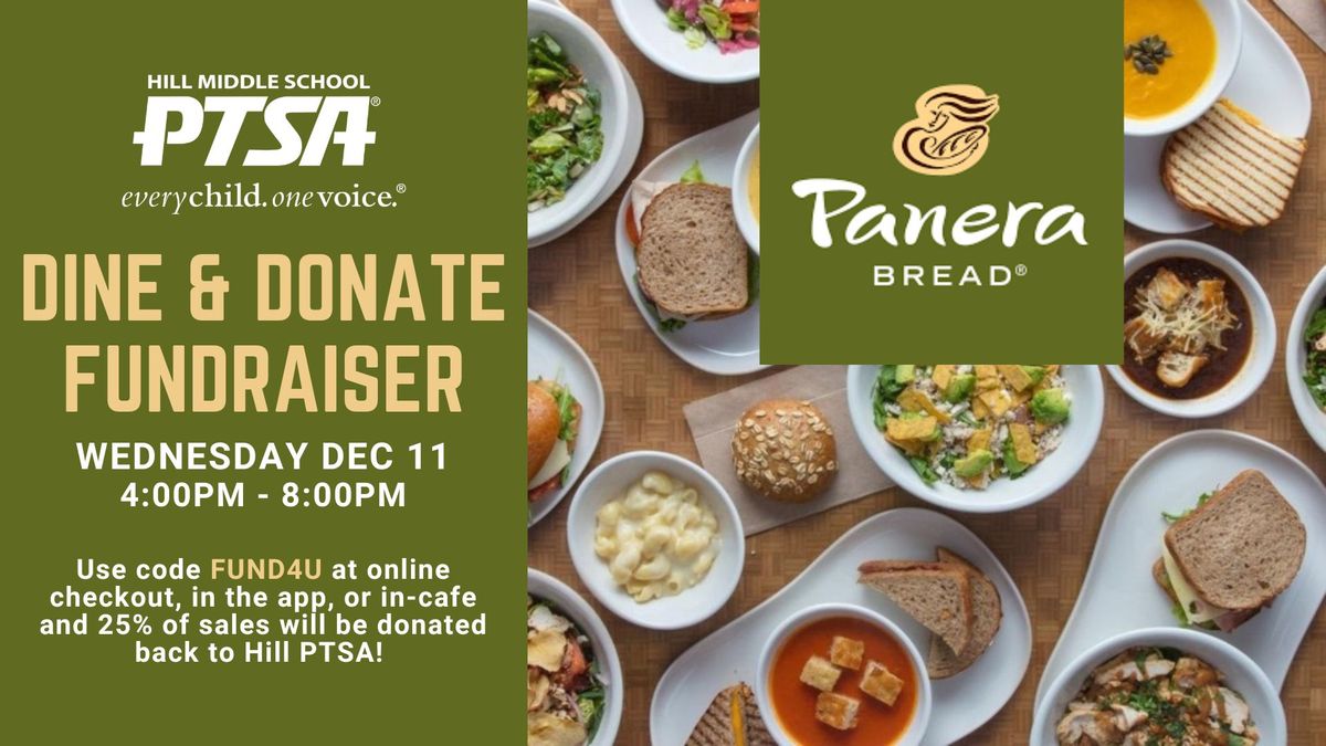 Panera: Dine & Donate