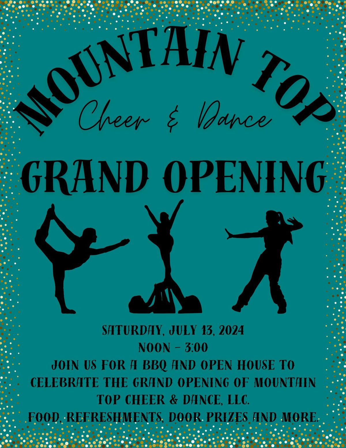 Mountain Top Cheer & Dance Grand Opening BBQ