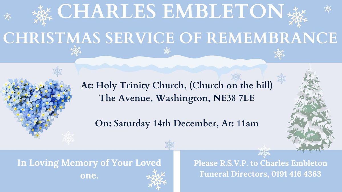 Charles Embleton Christmas Service of Remembrance