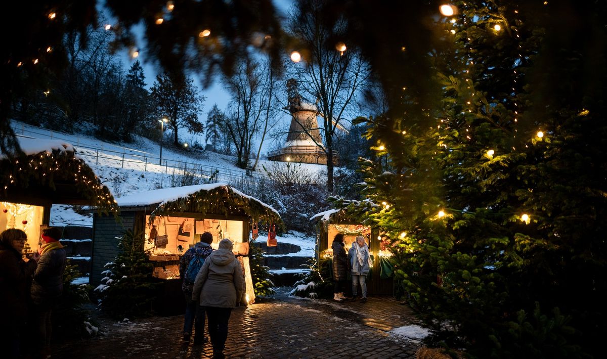 Romantischer Weihnachtsmarkt