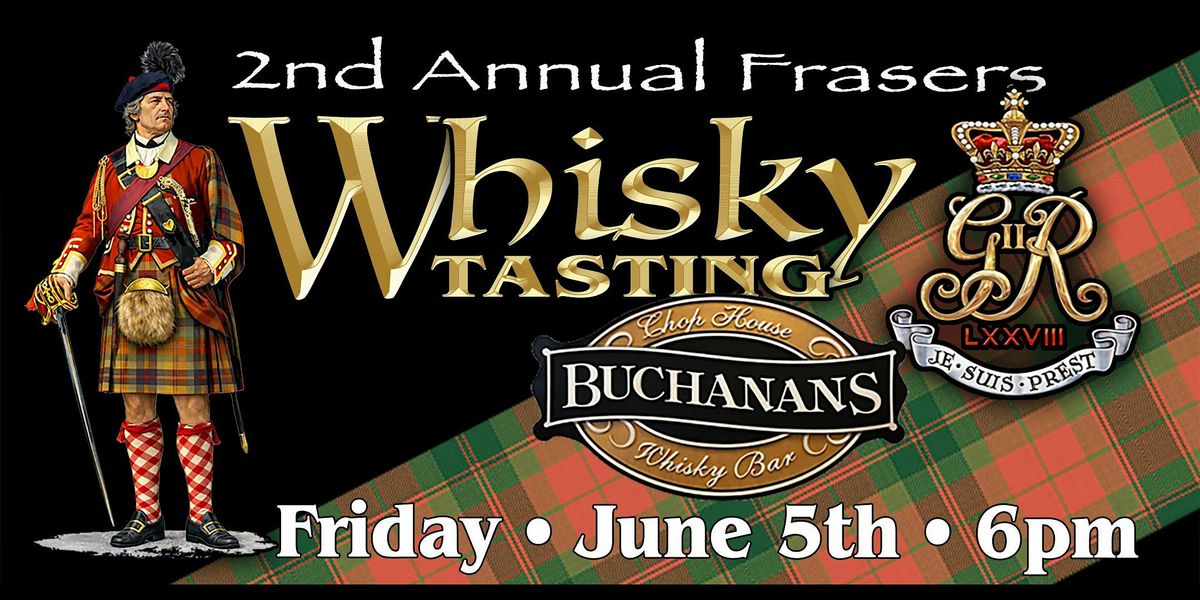 78th Fraser Highlanders 2026 Whisky Tasting event