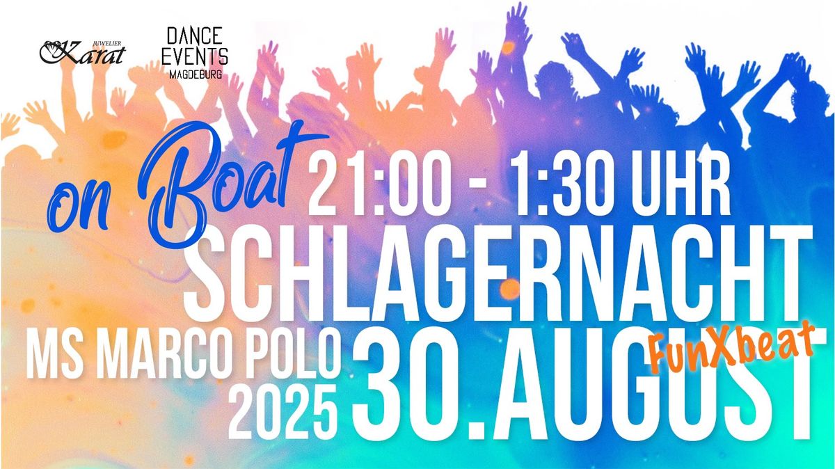 Schlagernacht on Boat w\/ FunXBeat