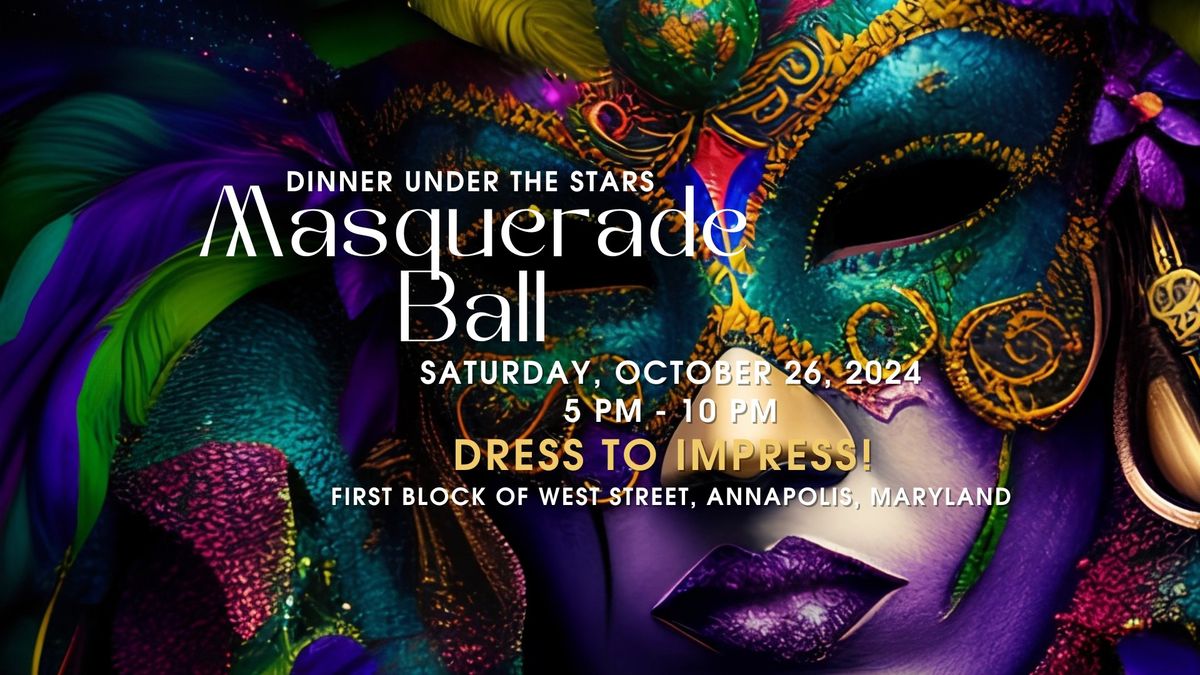 Masquerade Ball-Dinner Under the Stars