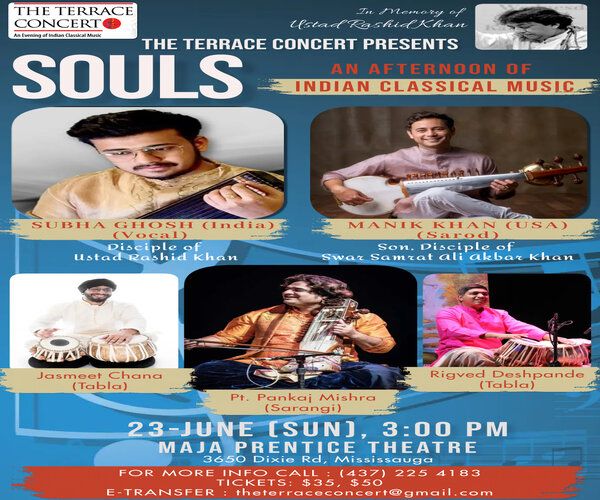 SOULS (A Concert of Indian Classical Music)