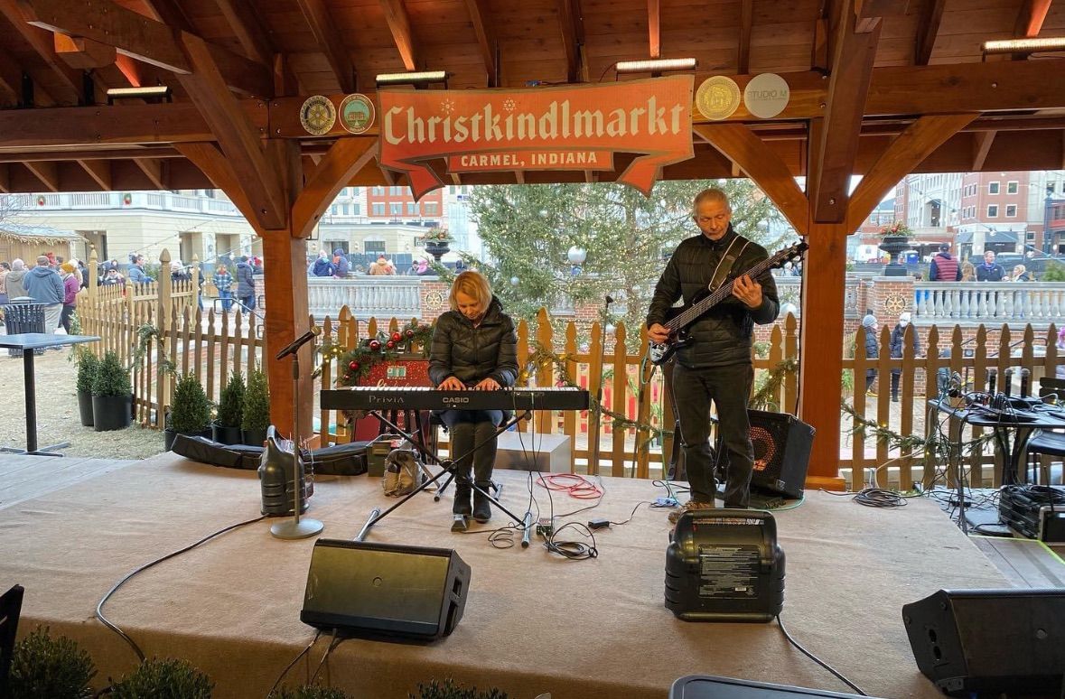 Monika Herzig & Peter Kienle at Carmel Christkindlmarkt! 