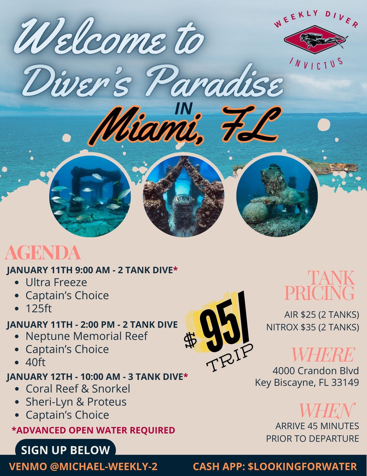 Join Us for an Epic Dive Adventure in Miami!