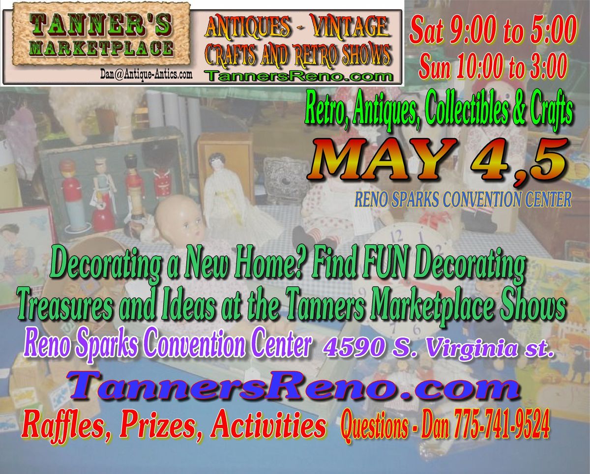 Tanners Marketplace, May Antiques Retro and Crafts Show