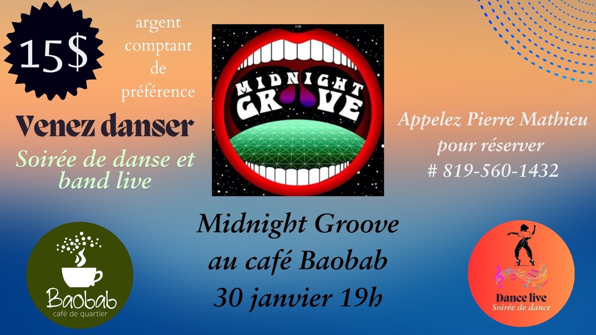 Venez danser: soir\u00e9e de danse avec Midnight Groove