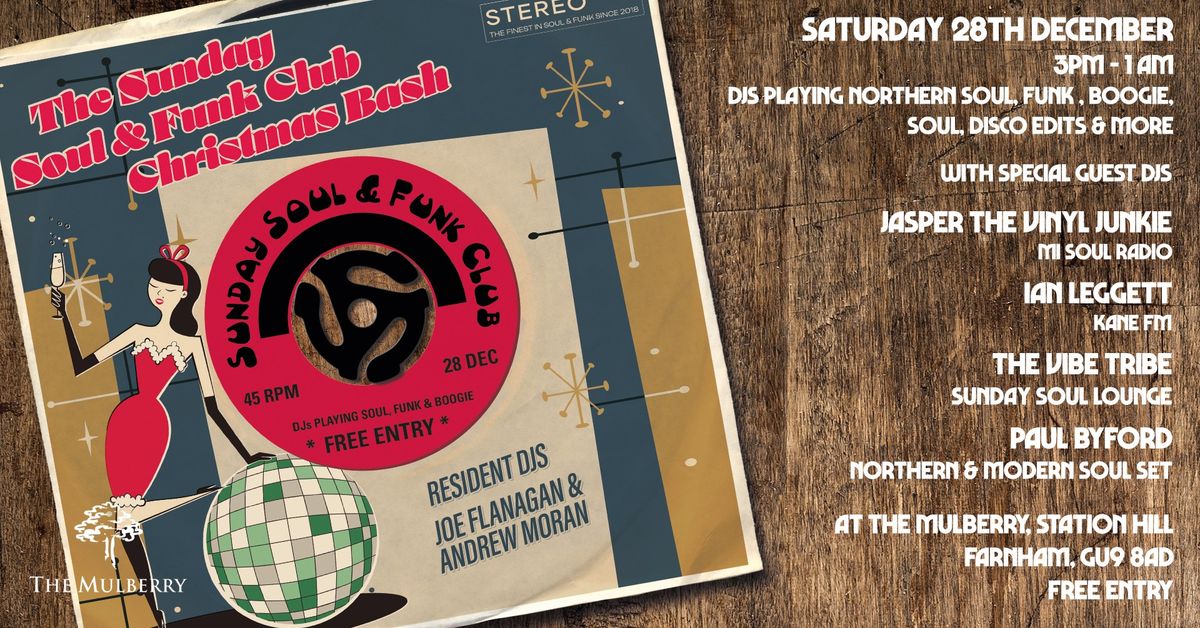 Sunday Soul & Funk Club Christmas Bash