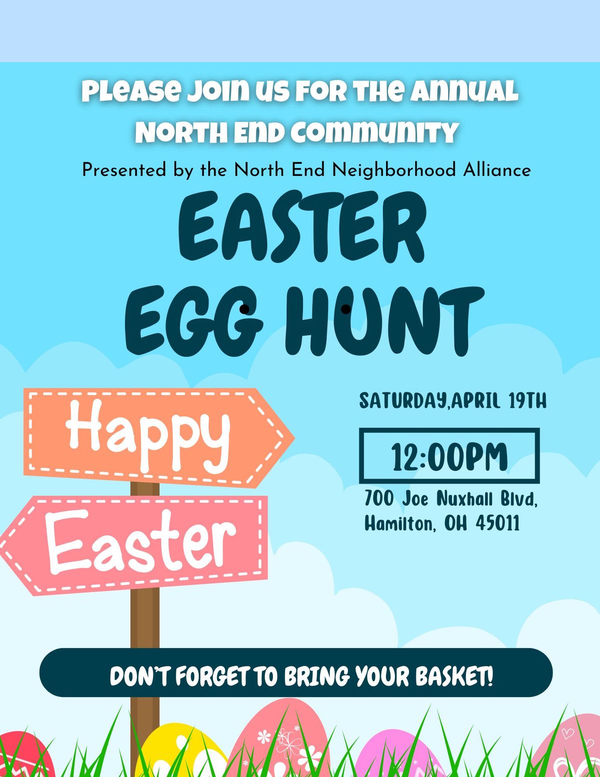 North End Neighborhood Annual Easter Egg Hunt