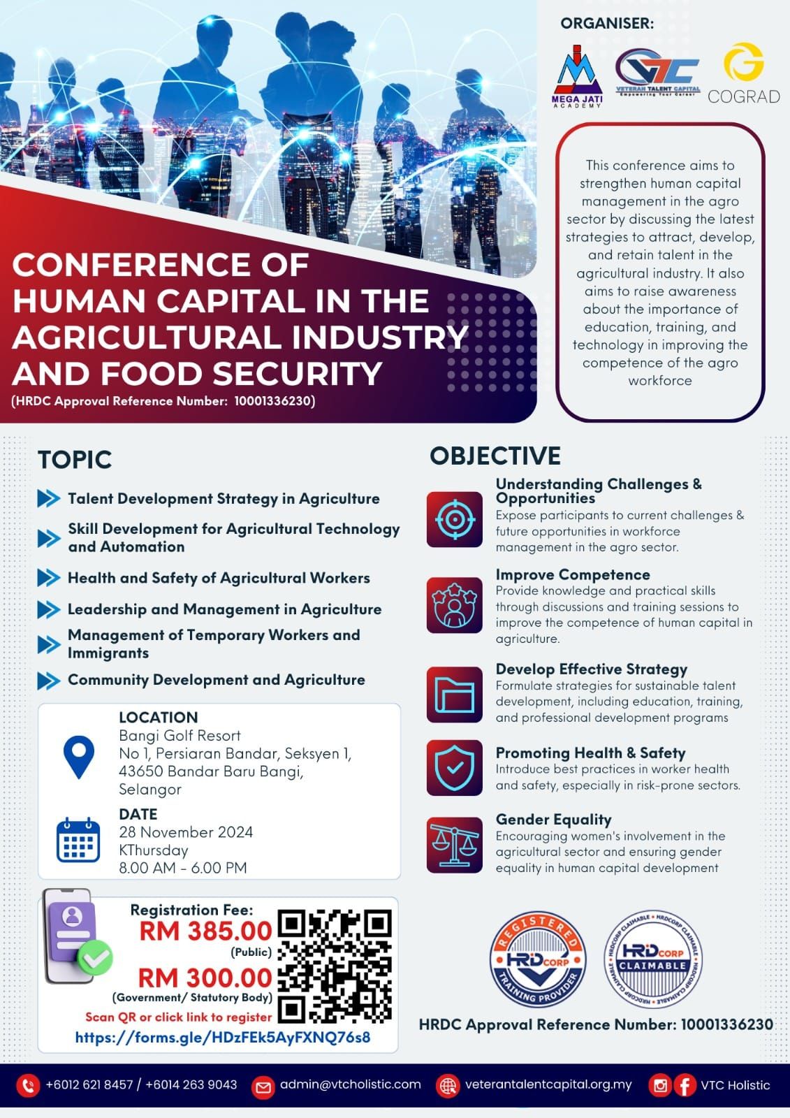 Conference of Human Capital in the Agricultural Industry and Food Security