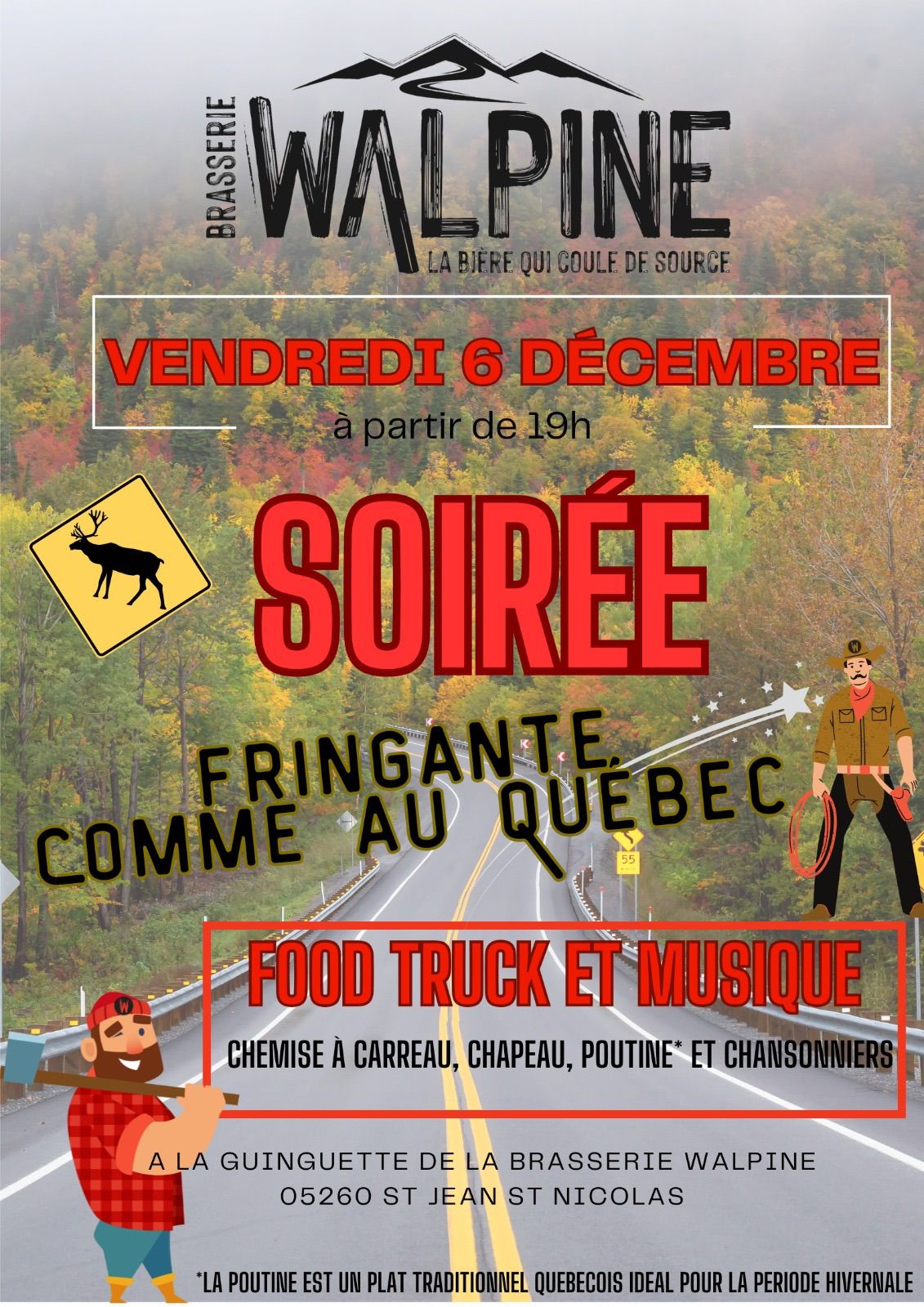 Soir\u00e9e Fringante \/ Brasserie Walpine \ud83c\udde8\ud83c\udde6\ud83c\udf41