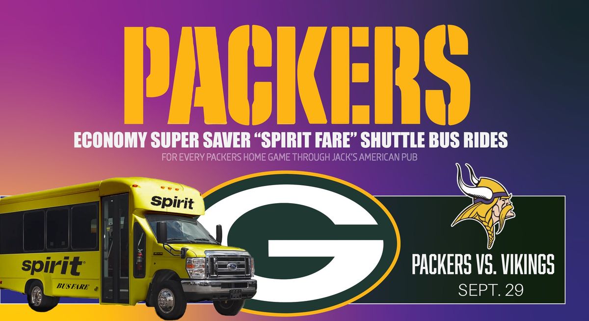 Packers vs Vikings Shuttle Rides