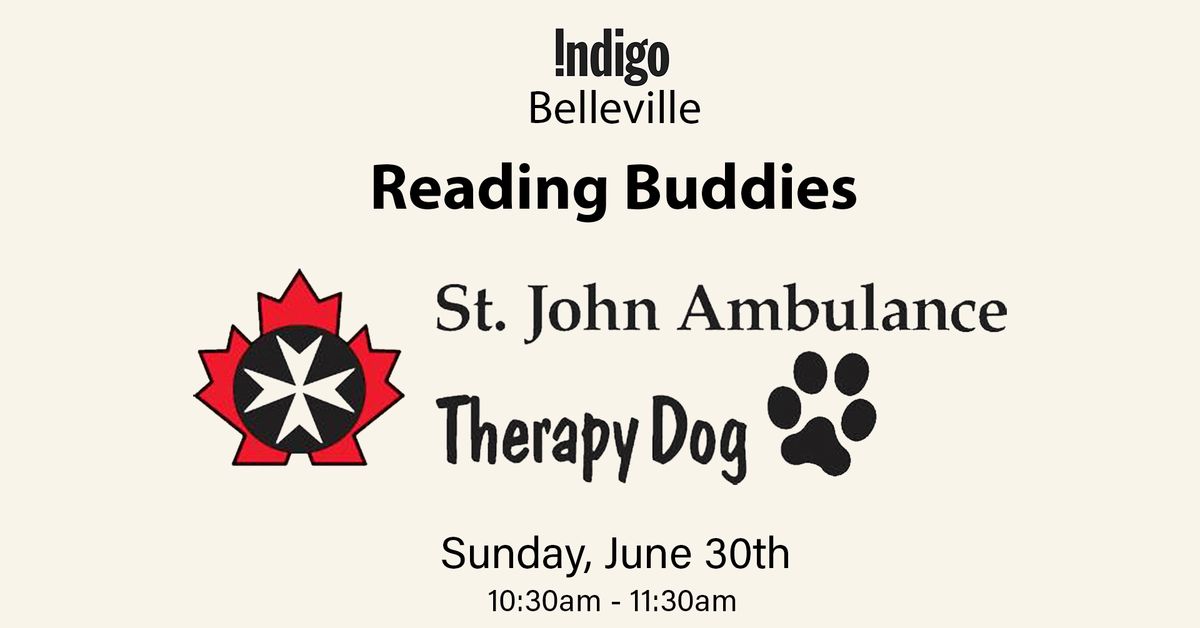 Reading Buddies with St. John Ambulance Therapy Dogs