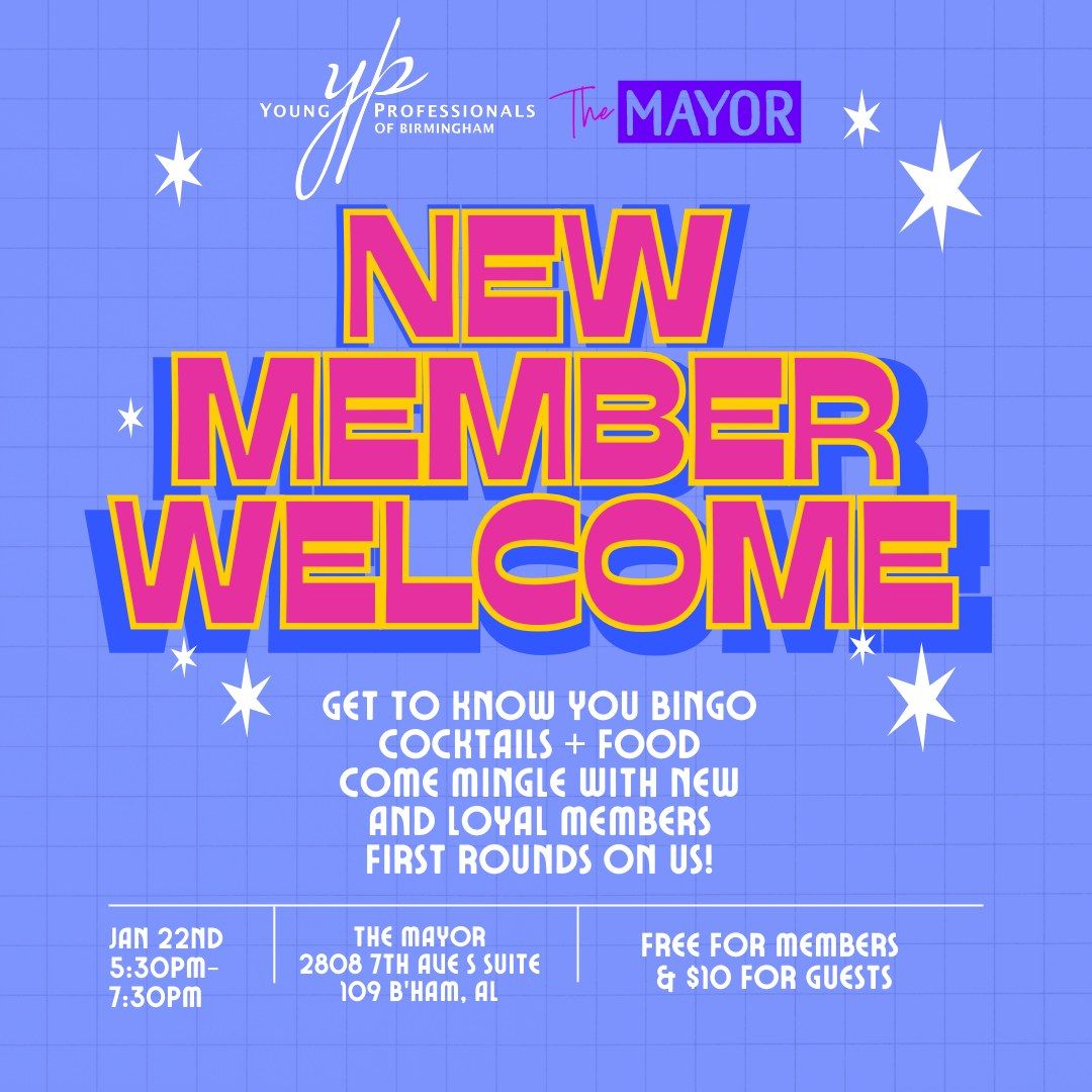 New Member Welcome!