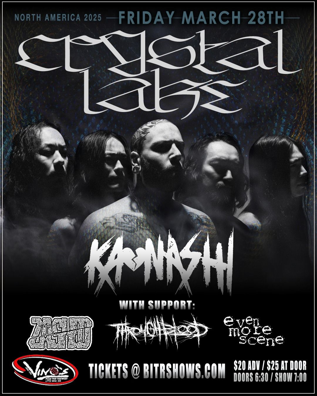 Crystal Lake | Kaonashi | Zashed | Through Blood | EMS @ Vinos