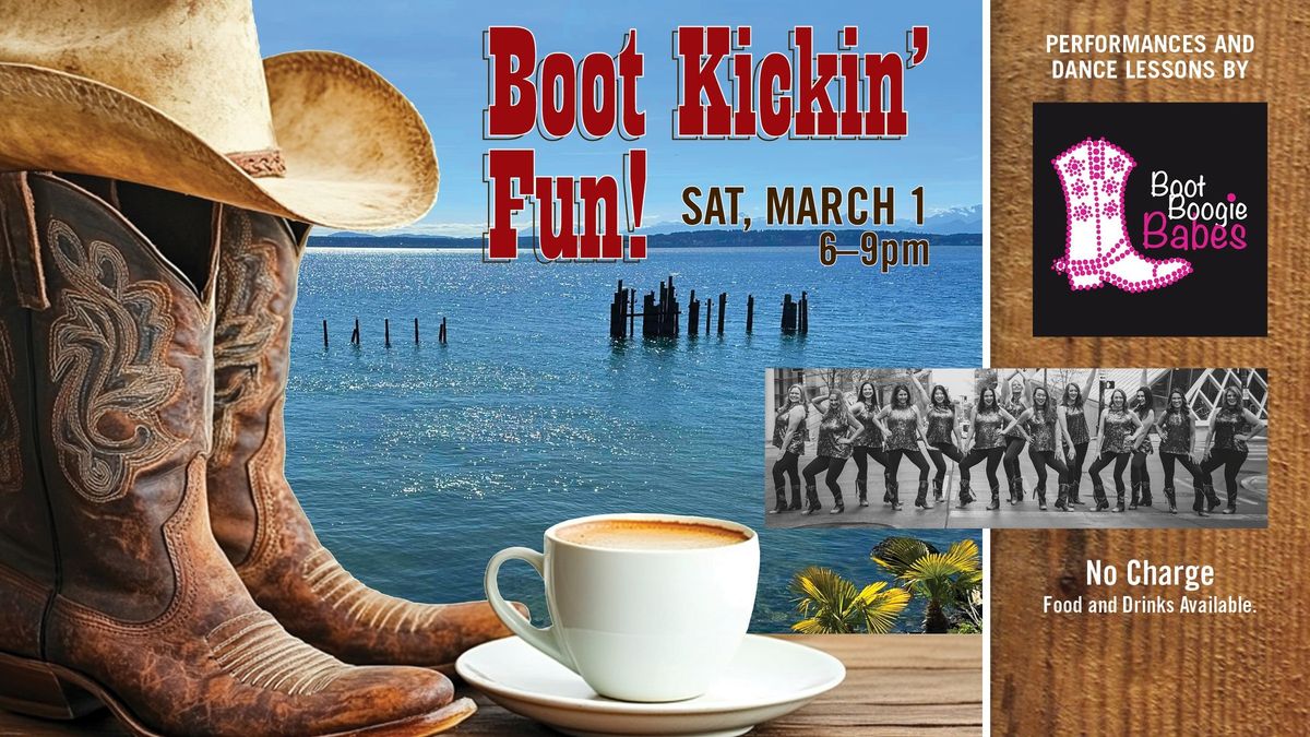 Boot kickin' fun with the Boot Boogie Babes on March 1st!