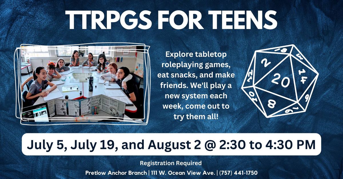 TTRPGS for Teens