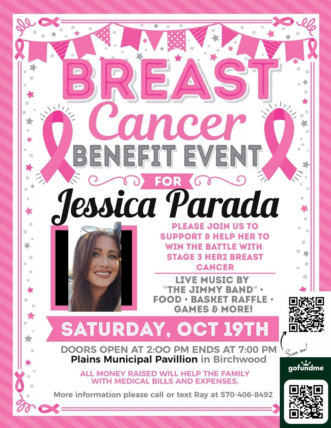 Breast Cancer Benefit for Jessica Parada