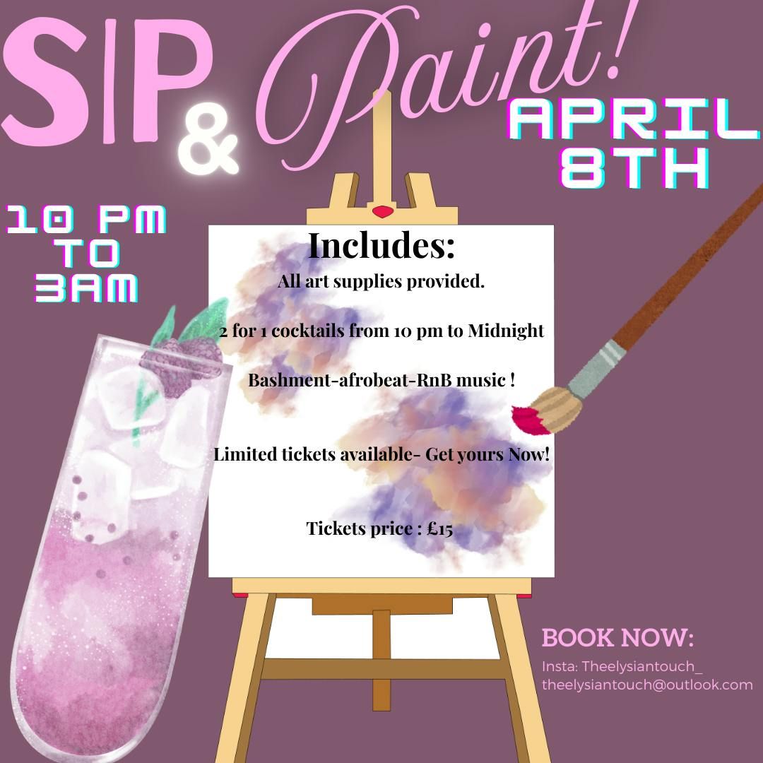 Sip and Paint...AND dance!