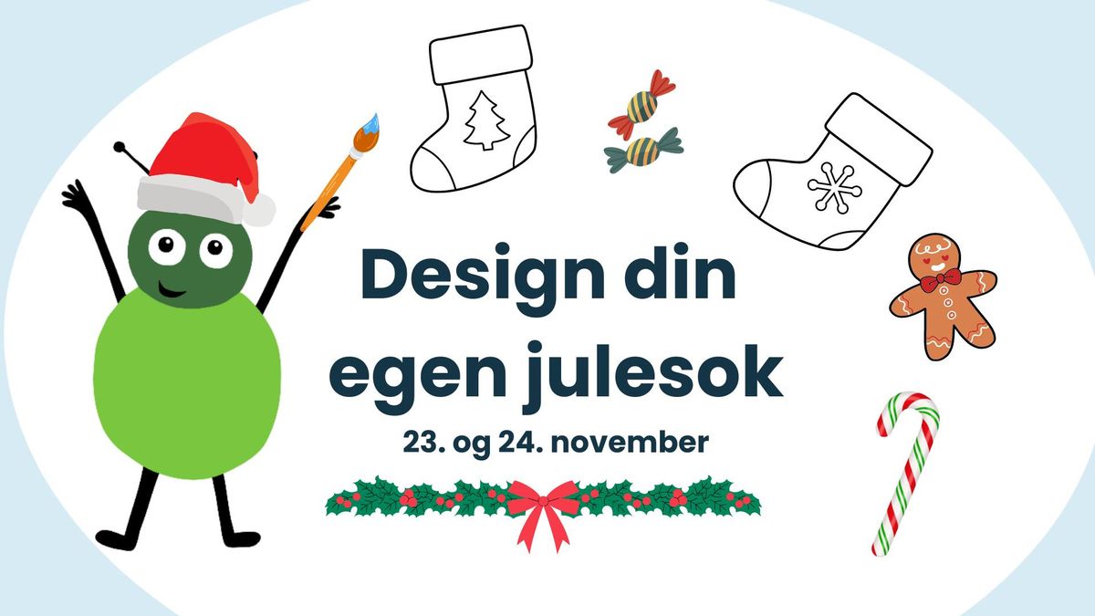 Design din egen julesok i B\u00f8rneloppen