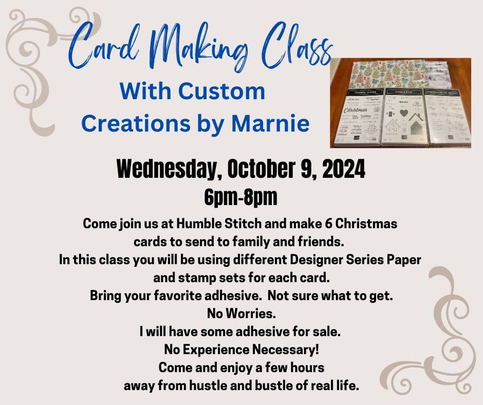 Card Making with Marnie  - October 9th