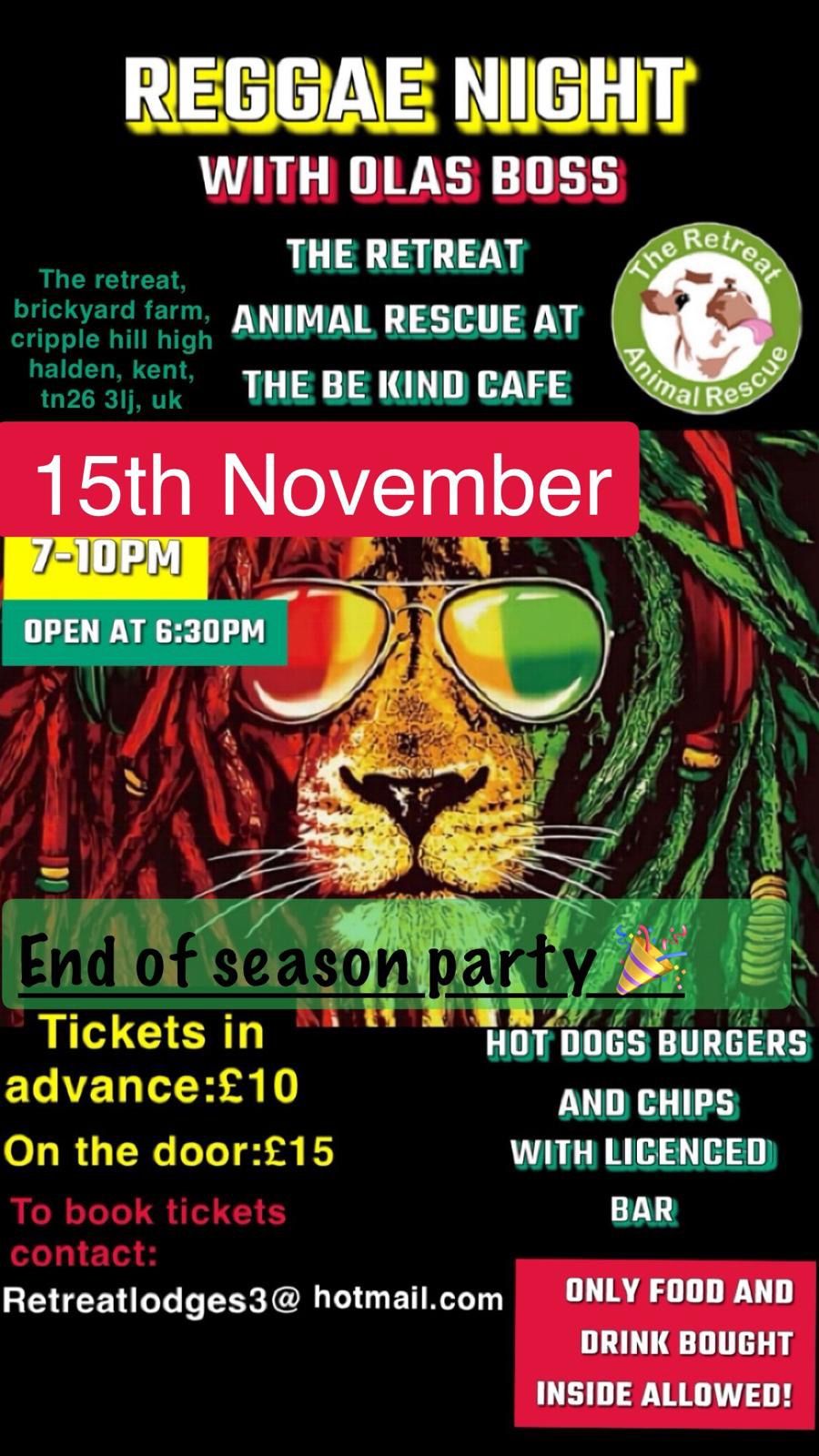 End of Season Party at #thebekindcafe