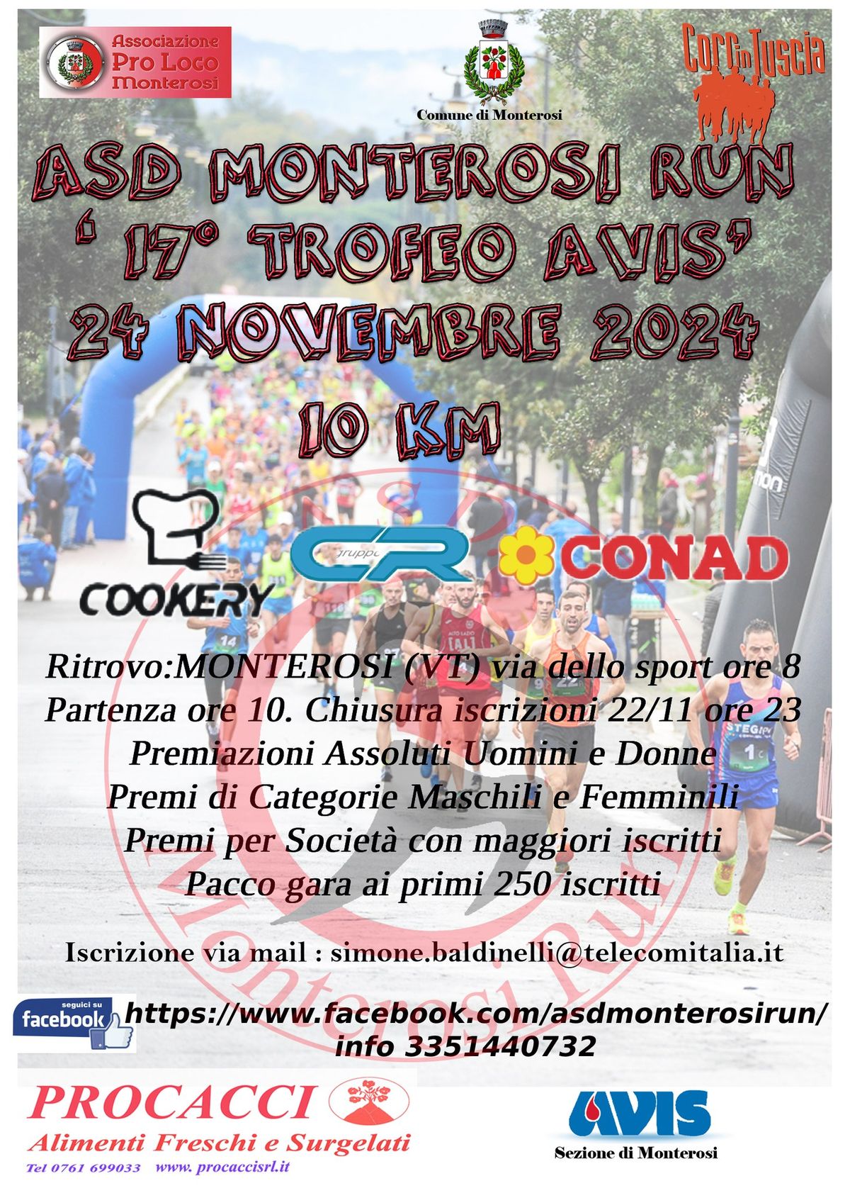 17\u00b0 TROFEO AVIS MONTEROSI RUN