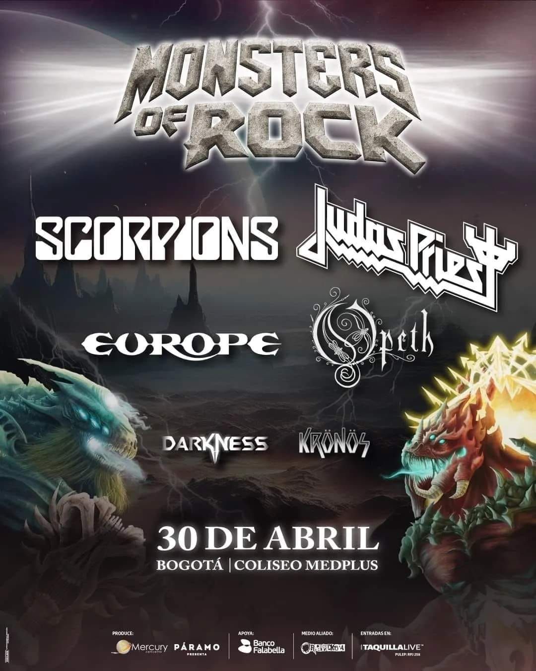 Monsters of Rock Bogot\u00e1 