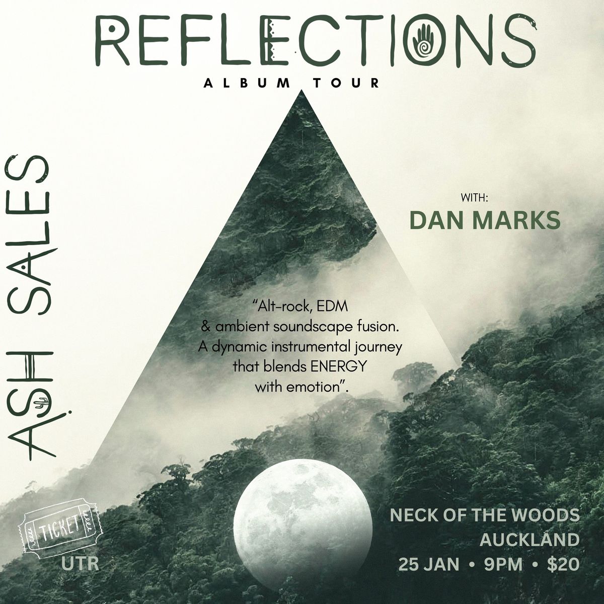 Ash Sales \u2018Reflections\u2019 Album Release with Dan Marks (AKL)