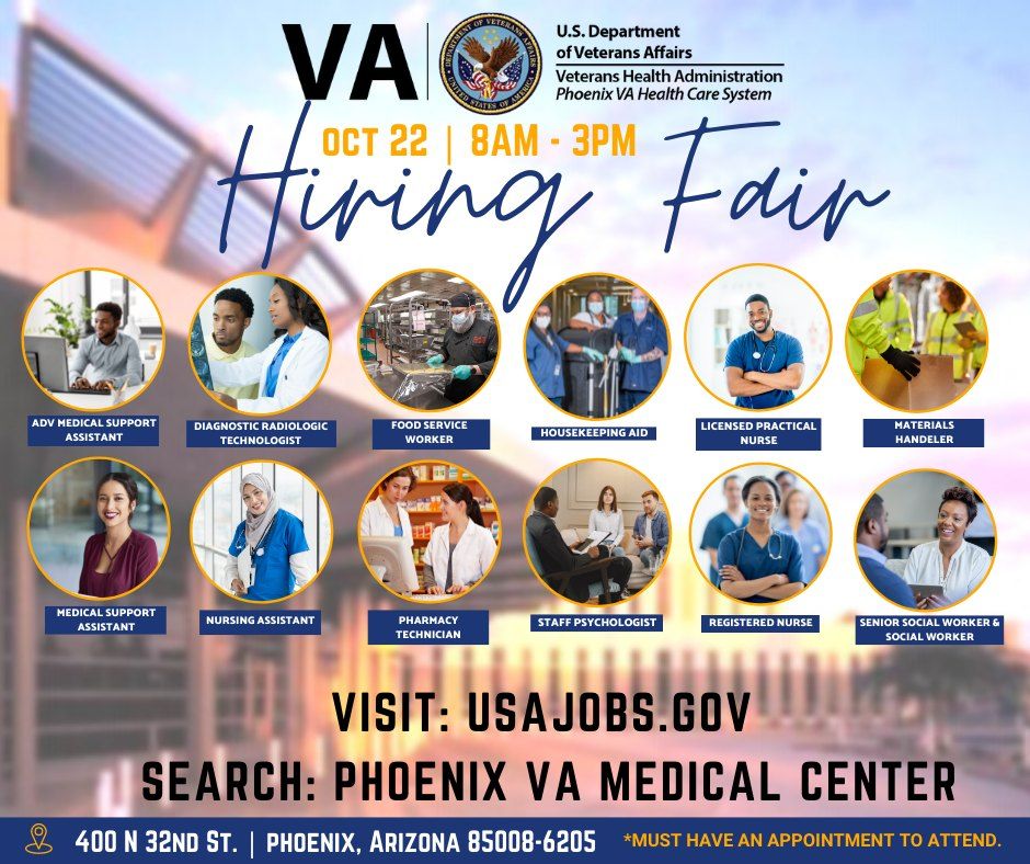 Phoenix VA Health Care System Hiring Fair