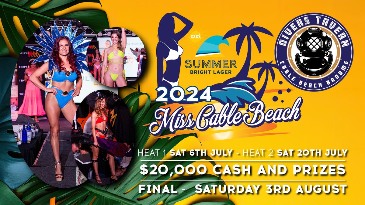Miss Cable Beach 2024 Heat 2 ft DJ Femme