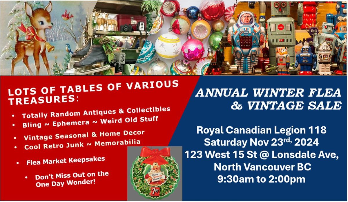 Annual Winter Flea & Vintage Collectibles Sale!!!